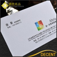 320 gsm Egg Shell grain Speciality Paper Business Name Cards Custom Printing