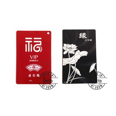 High Quality Stainless Steel Metal Business Card Sublimation Visit Card