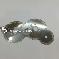 Steel etching optical rotary encoder disk manufacture