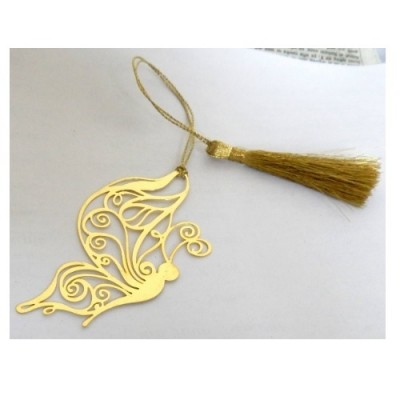 Custom metal etching brass bookmark for promotional gifts