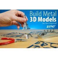 3D metal puzzle 3d metal model puzzle Intelligence toys DIY puzzle DIY toy